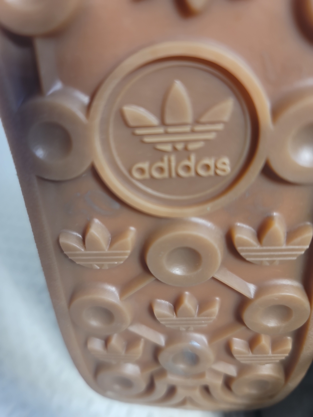 adidas Gazelle Green Suede Sneakers with Blue Stripes and Gum Sole - Picture 2 of 7